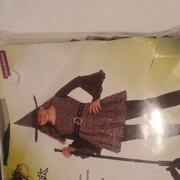 Rubie's Wild 'n Witchy Patchwork Witch Child Sz. M (5-7 yrs old) Costume - Picture 4 of 13
